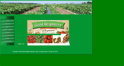 Desktop Screenshot of goodneighborsfoods.com