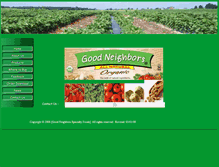 Tablet Screenshot of goodneighborsfoods.com